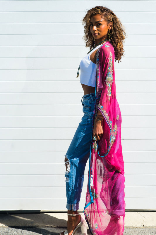 VINTAGE TEXTILE ROBE