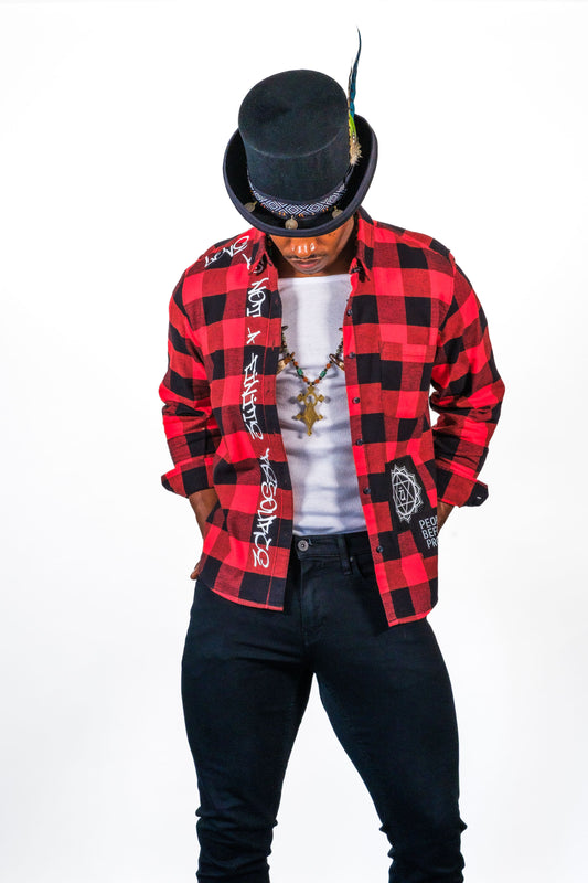 CUSTOM FLANNEL - RED
