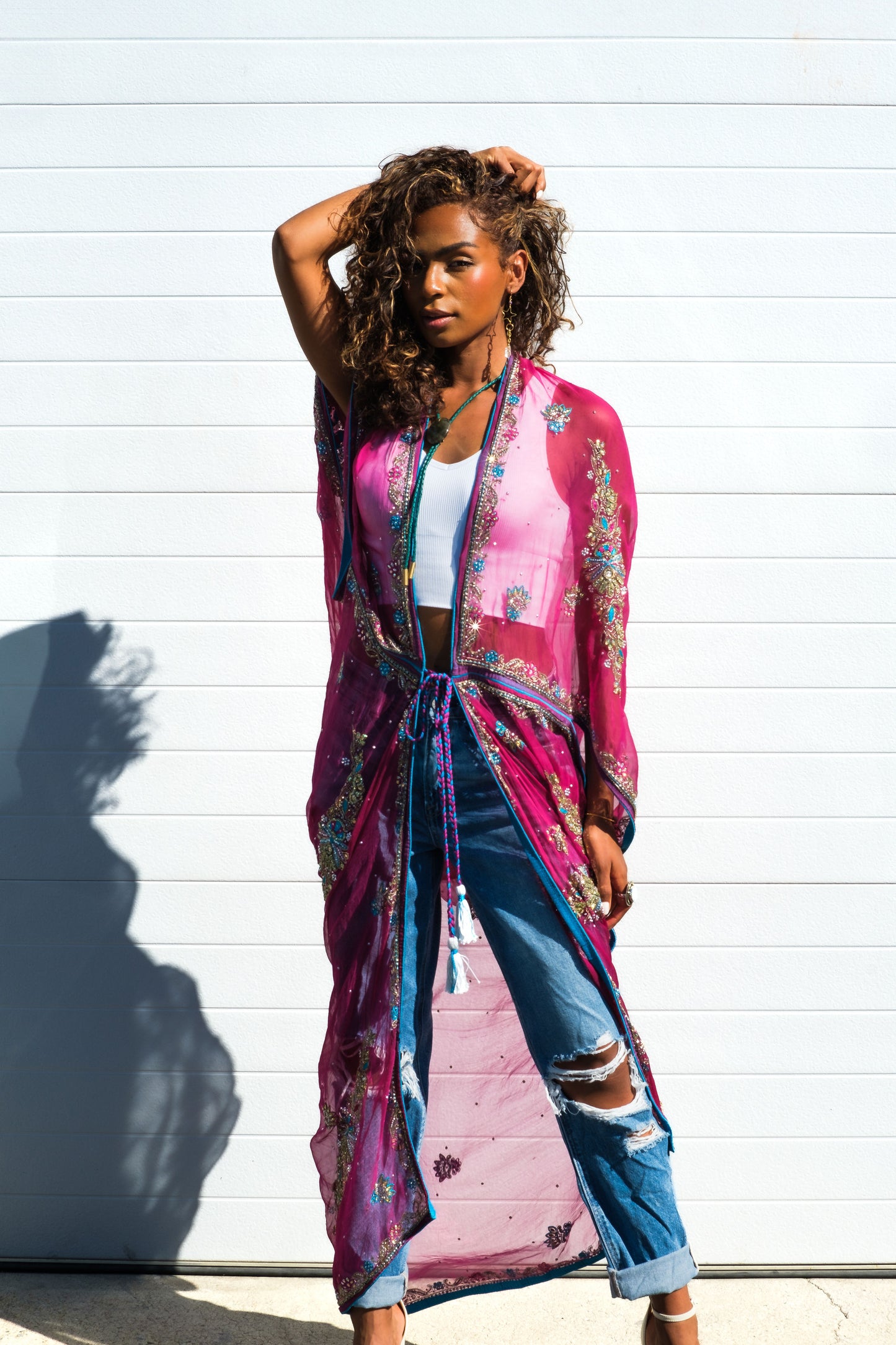 VINTAGE TEXTILE ROBE