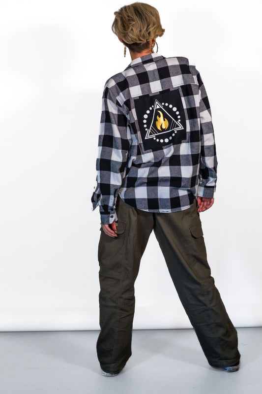 CUSTOM FLANNEL - WHITE