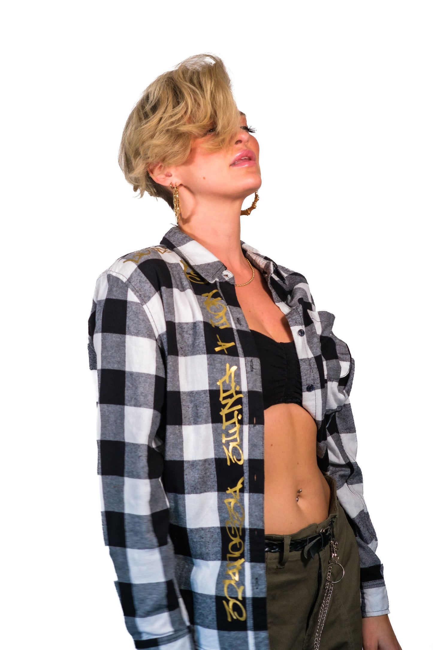 CUSTOM FLANNEL - WHITE