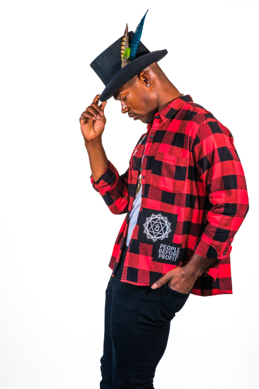 CUSTOM FLANNEL - RED