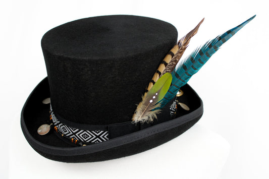Black Wool Top Hat – Wear Your Confidence Like a Crown