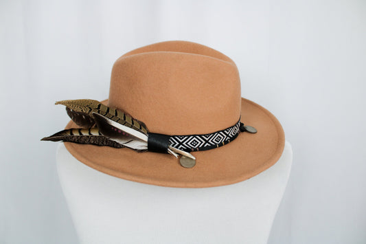 Wool Wide Brim Fedora Hat